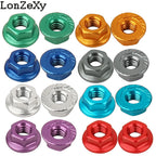 Aluminum Alloy Flange Lock Nut M4 – Universal Parts for 1/10 RC Crawler
