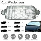 Car Windshield Snow Cover – Frost and UV Protection for Winter Weather
