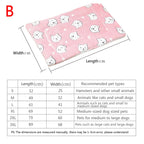 Flannel Pet Bed – Thickened Sleeping Mat for Small and Large Dogs and Cats