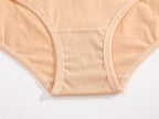 Cotton Letter Belt Briefs – Low Waist Breathable Lingerie for Women