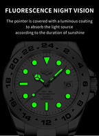 Luxury Steel Quartz Watch – Waterproof Military Sport Accessory for Men
