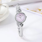 Minimalist Women's Quartz Watch – Waterproof Round Dial for Daily Fashion