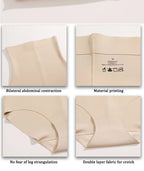 Seamless High Waist Shapewear – Ice Silk Tummy Control Panties for Women
