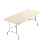 Fitted Rectangular Tablecloth – Washable Fabric for Outdoor Parties and Camping