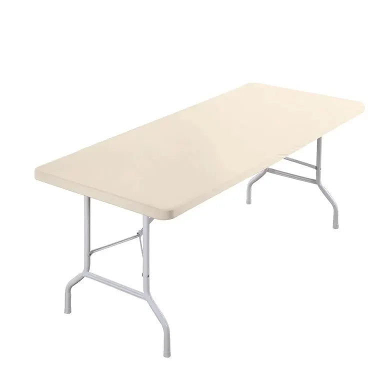 Fitted Rectangular Tablecloth – Washable Fabric for Outdoor Parties and Camping