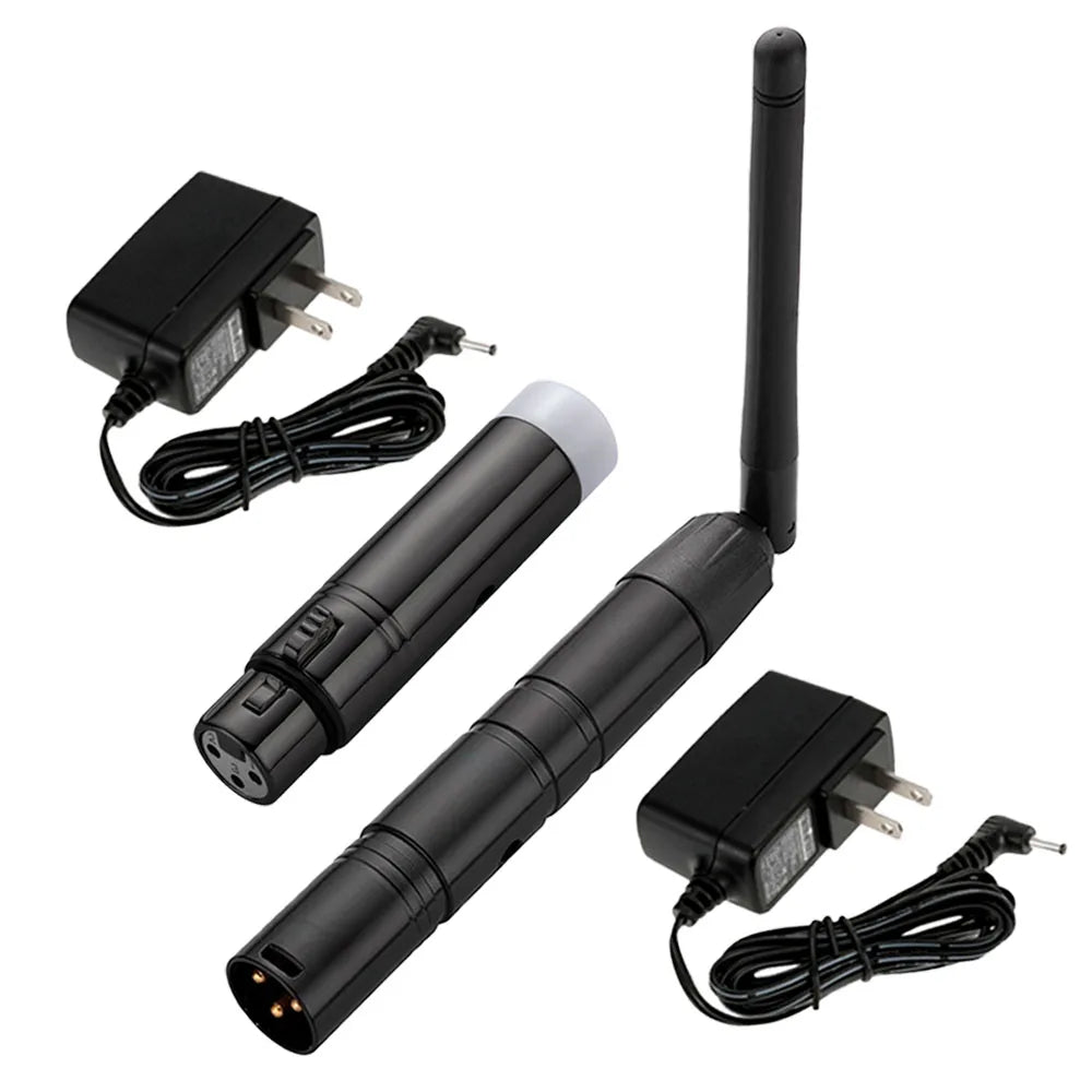 DMX512 Wireless Controller – ISM XLR Receiver Transmitter for Lighting