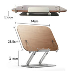 Aluminum Foldable Reading Stand – Adjustable Holder for Laptops and Books