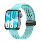 Magnetic Silicone Watch Strap – Breathable Sports Band for Huawei Watch Fit