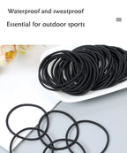 Nylon Elastic Hair Bands – 3.5CM Soft Ponytail Scrunchies for Daily Styling