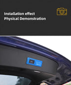 Tailgate Warning Sticker – Reflective Decal for Audi S-Line Trunk Access