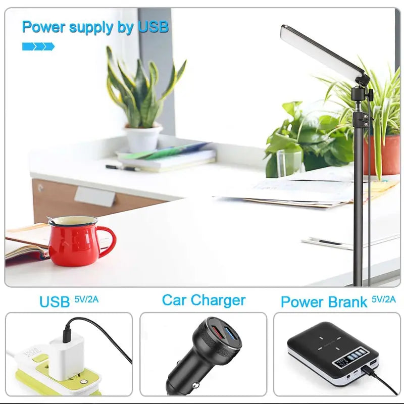 Portable LED Work Light – Telescopic Tripod Spotlight for Outdoor Camping