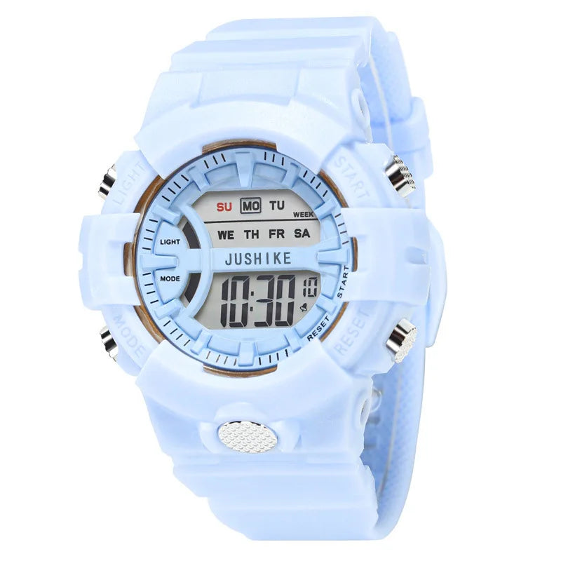 Digital LED Sport Watch – Waterproof Countdown Timer for Women