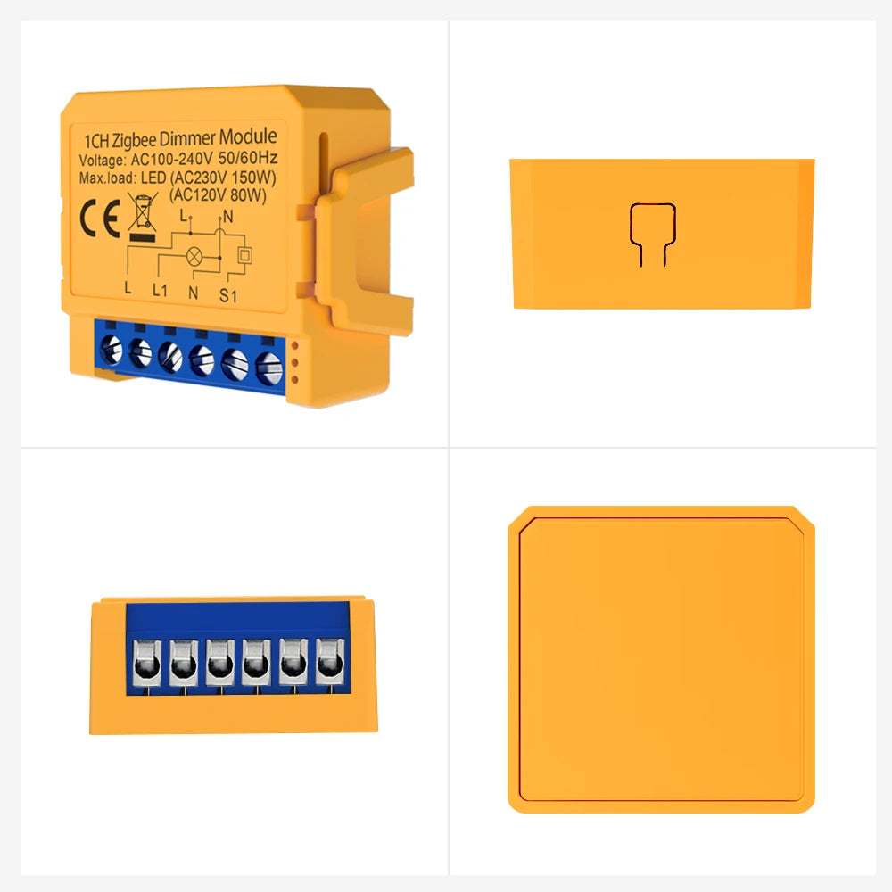 ZigBee Smart Dimmer Module – 2 Way LED Light Switch for Home Automation
