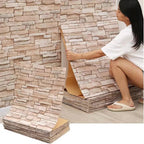 3D Self-Adhesive Brick Wallpaper – Waterproof Peel and Stick for Home Decor