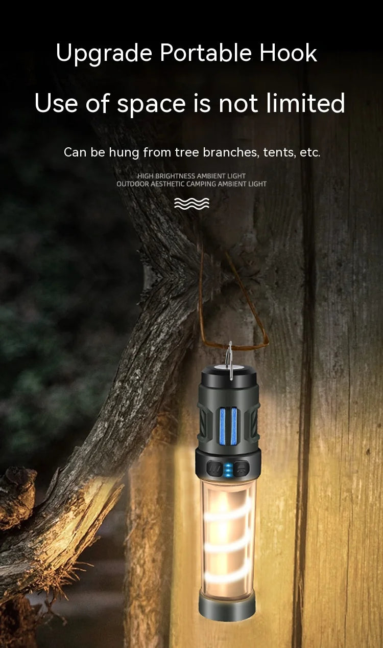 Rechargeable LED Camping Lantern – Mosquito Repellent Light for Outdoor Travel