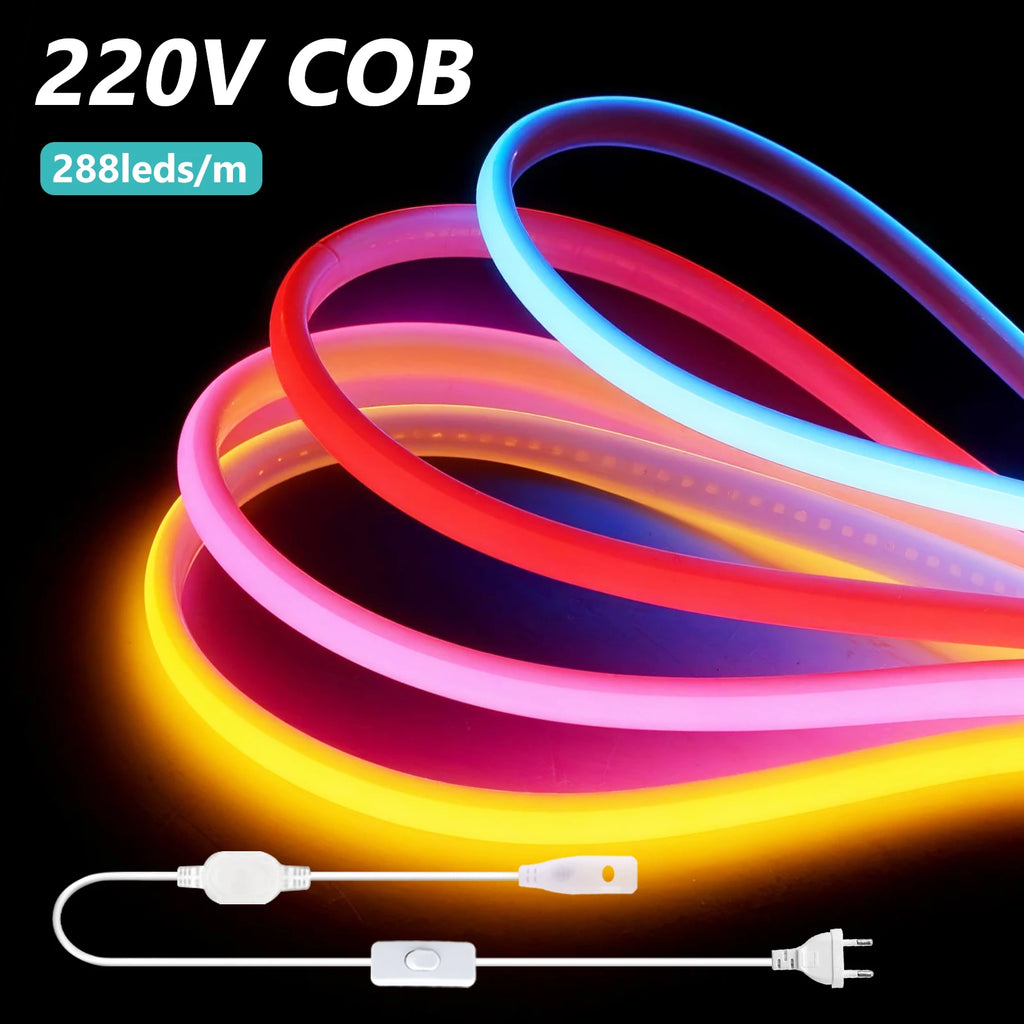 Waterproof COB LED Strip – Flexible Linear Lighting for Home Decor