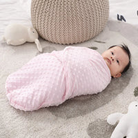 Velvet Baby Sleeping Bag – Hooded Anti-kick Swaddle for Newborn Sleep