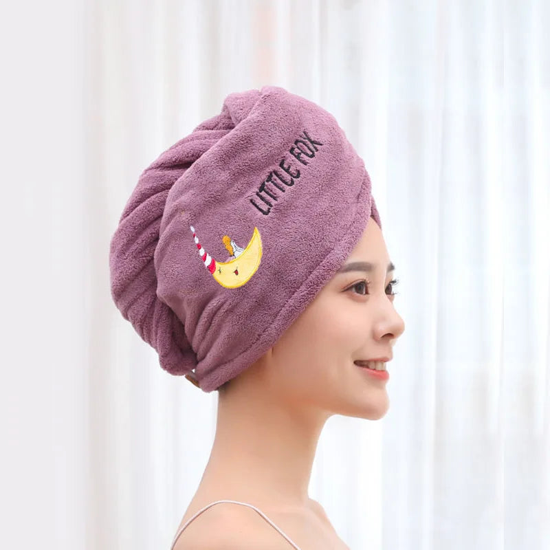 Microfiber Hair Turban – Absorbent Towel Wrap for Quick Drying