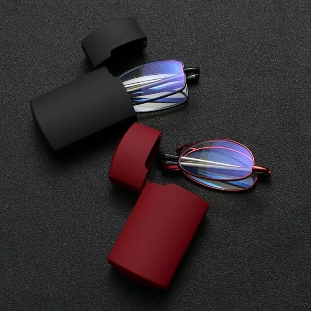 Foldable Anti Blue Light Reading Glasses – Magnified Eyewear for Men and Women