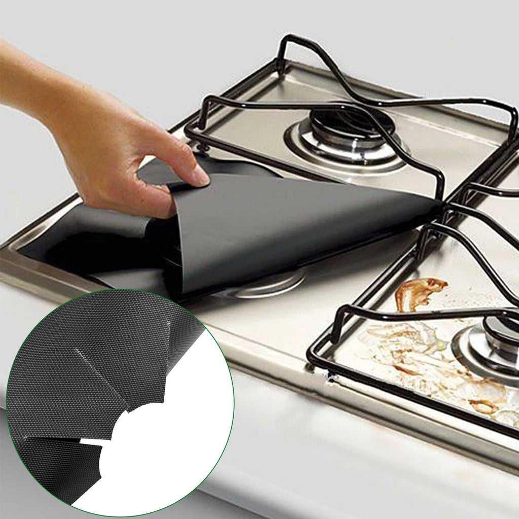 Non-Stick Gas Stove Protectors – Washable Heat Resistant Liners for Kitchen