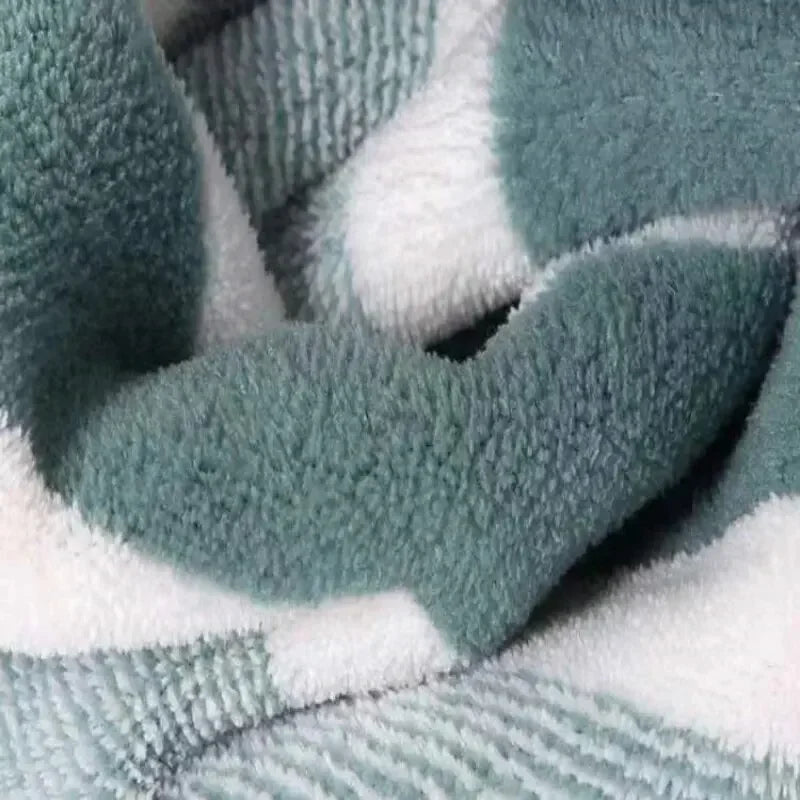 Striped Cotton Towel Set – Absorbent Quick-Dry Fabric for Bathroom Decor