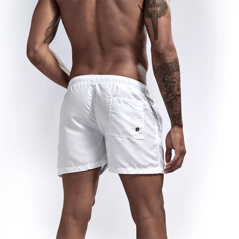 Mens Quick Dry Swim Trunks – Lightweight Beach Shorts for Summer Swimming