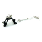 Metal Spare Wheel Tire Rack Holder for 1/10 RC Crawler Car Upgrades