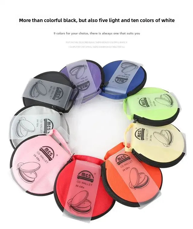 Car CD Storage Organizer – Portable Disc Case for Vehicle Media Management