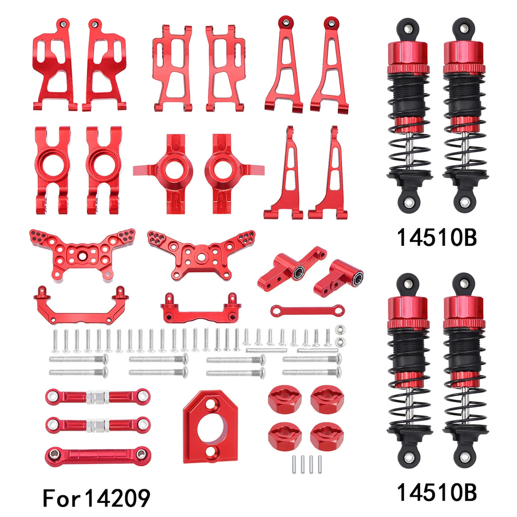 Metal Steering and Suspension Upgrade Kit for RC Hobby Cars