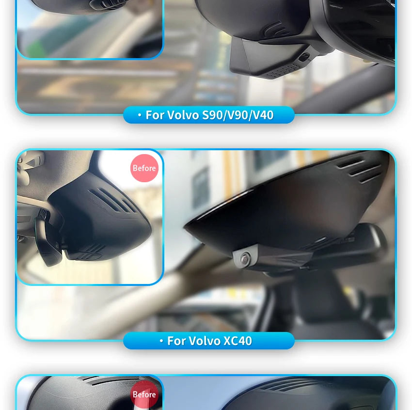 4K Ultra HD Dash Cam – Vehicle DVR Video Recorder for Volvo and Polestar