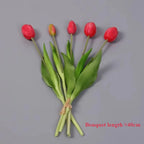Artificial Tulip Bouquet – Real Touch Floral Decor for Wedding Home