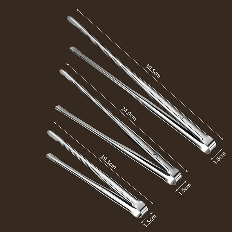 Stainless Steel BBQ Tongs – Multipurpose Kitchen Utensils for Grilling