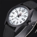 XINEW Nylon Band Quartz Watch – Military Casual Wristwatch for Men