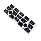 Climate Control Button Decals – Interior Repair Stickers for Audi A6 C6