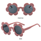 Retro Sunflower Round Sunglasses – Floral Festival Shades for Women