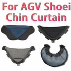 Motorcycle Helmet Chin Curtain – Windproof Wind Deflector for Shoei and AGV