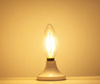 Dimmable Candelabra LED Bulbs – Warm White Lighting for Chandeliers