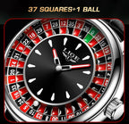 LIGE Roulette Quartz Watch – Luxury Leather Wristwatch for Men Gifts
