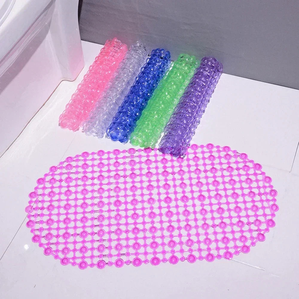 PVC Anti-slip Bath Mat – Massage Shower Pad for Bathroom Safety
