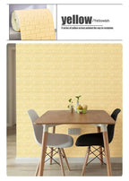 Self-Adhesive 3D Foam Brick Wallpaper – Waterproof Wall Decor for Home Living
