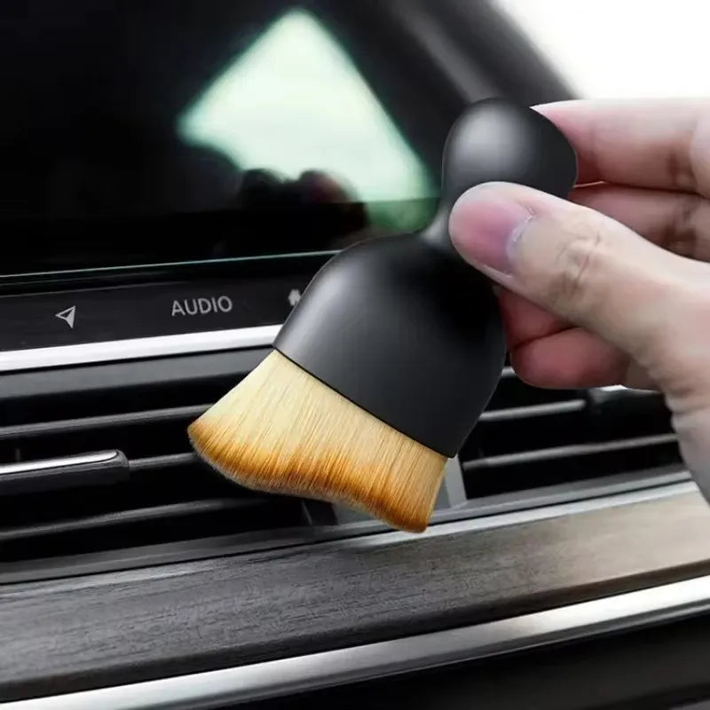 Soft Bristle Car Detailing Brush – Dust Cleaning Tool for Air Vents