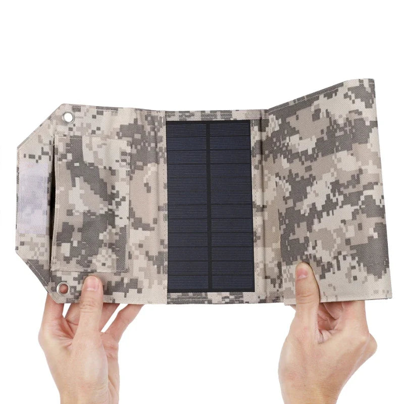 Foldable Solar Panel – 100W Portable USB Charger for Outdoor Camping