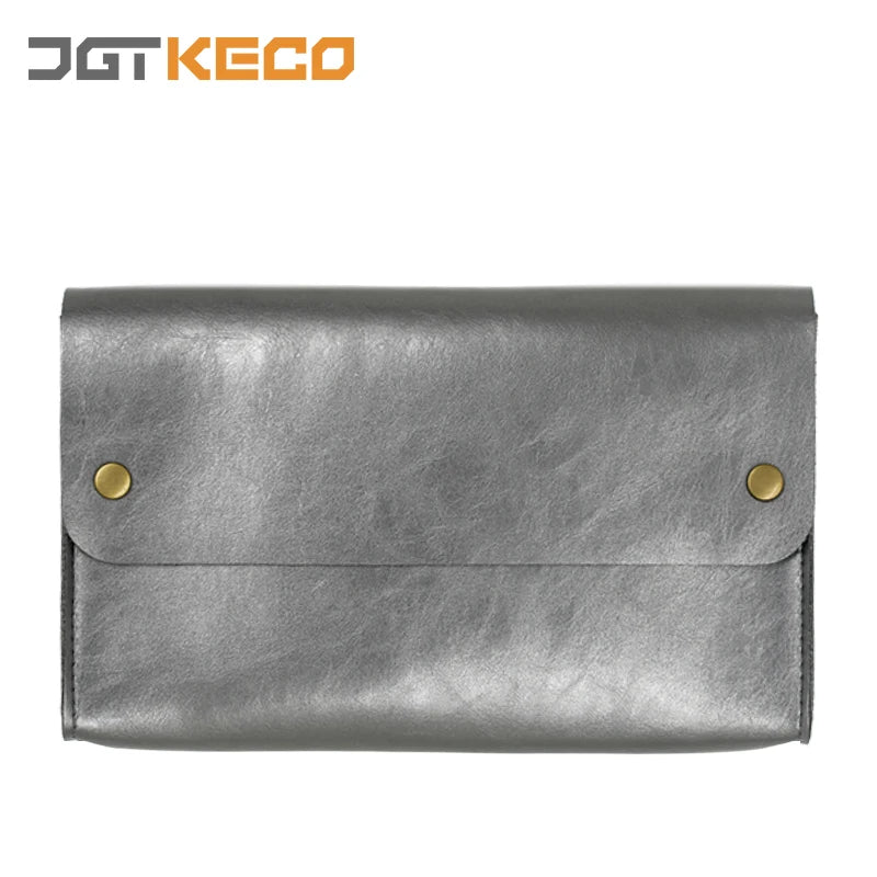 Large PU Leather Cosmetic Bag – Waterproof Travel Organizer for Toiletries