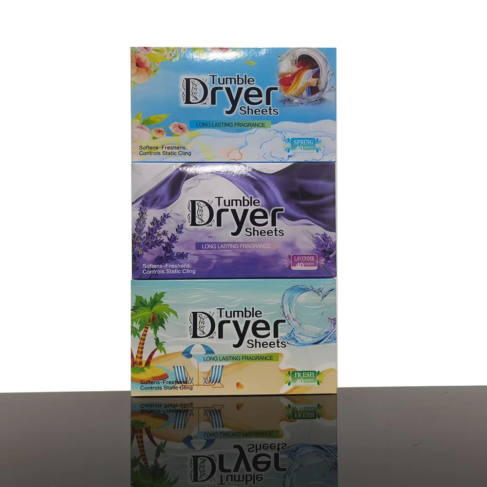 Tumble Dryer Sheets – Long-Lasting Fragrance for Static Reduction Laundry