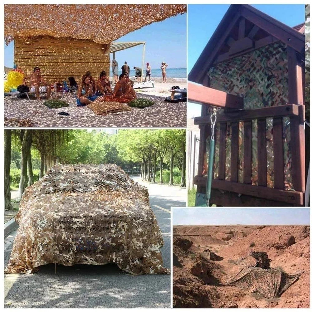 Camouflage Netting – Durable Tactical Shade for Hunting and Garden Gazebos