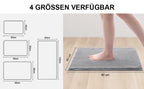 Chenille Bathroom Mat – Ultra Soft Absorbent Non-slip Rug for Shower Floors