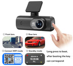 4K Dual Dash Cam – GPS WiFi Driving Recorder for Car Security