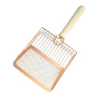 Stainless Steel Cat Litter Scoop – Long Handle Tool for Pet Waste Cleaning
