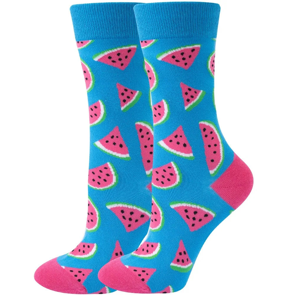 Colorful Cartoon Animal Crew Socks – Fun Harajuku Apparel for Men and Women