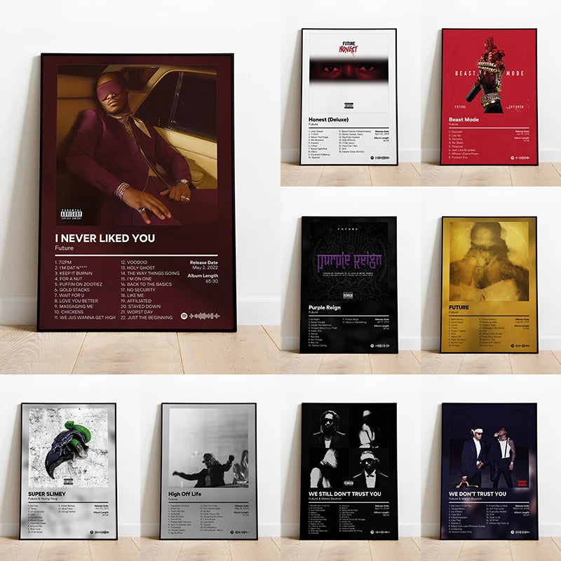 Nordic Hip Hop Poster – Aesthetic Music Canvas Wall Art for Home Decor